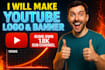 create your new youtube channel art with logo banner and SEO setup
