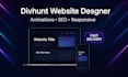 design responsive website on divhunt with animations divhunt landing page