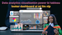 data analytics visualization power bi tableau looker dashboard ai ml llm nlp