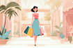 create cartoon background illustration