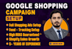 setup and manage google shopping ads for shopify ecommerce