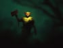 create a fantasy dark sorcerer portrait with arcane power