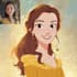 made a unique disney style portrait