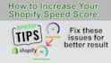 do shopify speed optimization and increase shopify speed