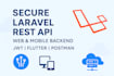 build a secure laravel rest API
