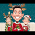 draw a christmas cartoon caricature