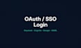 setup oauth sso login with any social media app, any identity, cognito or saml