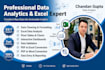 create excel reports, data analysis  and dashboard specialist