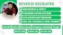 work as job application assistant for job search and apply