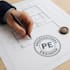 review sign and seal architectural plan architectural  blueprint USA pe stamp