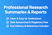 create simple study notes and chapter summaries