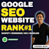 do complete google SEO to rank your wordpress or shopify website