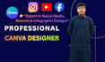 design custom canva templates and design