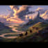 draw fantasy landscape or enviroment art