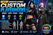 create and port custom gmod player model sfm model ffxiv c2go model playermodel
