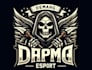 do vintage grim reaper gaming esport logo