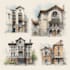 do handpaint watercolour architecture sketches or renders