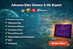 do machine learning, data science and deep learning tasks using python