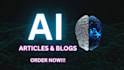 write ai blog posts and educational learning materials
