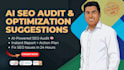 do ai powered SEO audit and complete website analysis