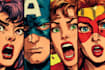 draw comic superhero pop art portraits