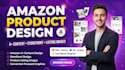 design amazon  storefront, a plus content and product listing images