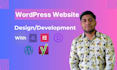 create wordpress website with custom blocks, elementor, divi, and guternberg