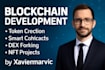 be blockchain developer for presale dex, defi, smart contract, token, web3 dapp