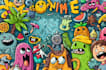 draw doodle art illustration designs on any topic
