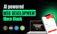 develop ai websites and web apps with mern stack