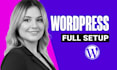 professionally install and setup your wordpress website