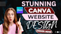 create canva website design redesign baner landing page SEO portfolio template