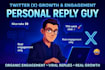 promote solana project for real organic traction using the reply guy strategy