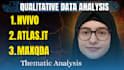 do data analysis using nvivo 15, atlas ti and maxqda