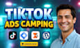 create viral tiktok video ads campaign and pixel setup