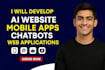 develop ai websites ai mobile apps ai chatbots and ai web applications