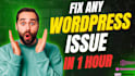 quickly fix any critical wordpress issues or bugs
