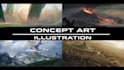 create 3d realistic, fantasy and scifi game environment for films and video game
