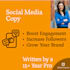 write social media posts and photo captions