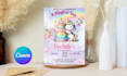 create editable birthday template card, party invitation
