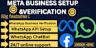 fix meta business, business manager, whatsapp API, meta verification API
