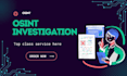 do background check private detective private investigation find someone osint