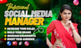 be your social media marketing manager