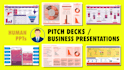 create a corporate presentation or pitch deck
