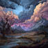create fantasy landscape illustrations