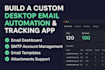 bulk email sender desktop app with analytics dashboard