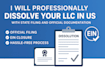 professionally dissolve your llc in the US with state filing official document