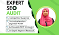provide website SEO audit