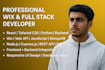 do API authentication , wix backend development and redesign