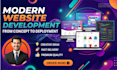build website, website development, front end developer